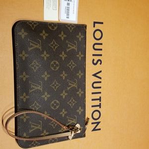 Authentic Louis Vuitton monogram wristlet